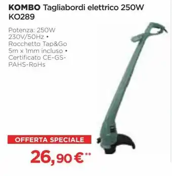 Coop Kombo Tagliabordi elettrico 250W KO289 offerta