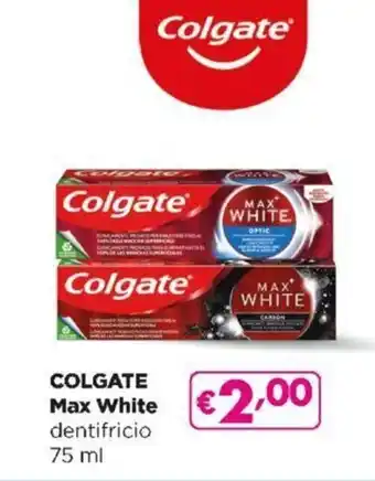 Acqua & Sapone Colgate Max White dentifricio 75 ml offerta