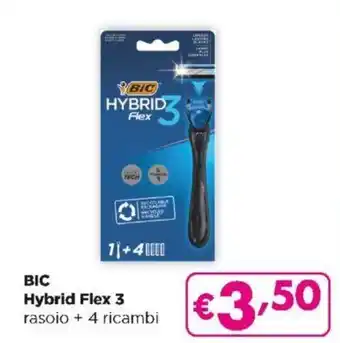Acqua & Sapone BIC Hybrid Flex 3 rasoio + 4 ricambi offerta