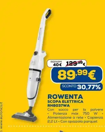 Rowenta scopa elettrica rh8037wa