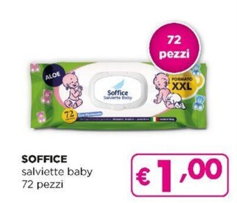 Acqua & Sapone Soffice salviette baby 72 pezzi offerta