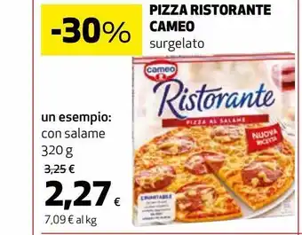 Coop Pizza ristorante cameo surgelato - es con salame 320g offerta
