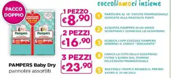 Acqua & Sapone Pampers Baby Dry pannolini assortiti 1 pezzo offerta