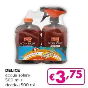 Acqua & Sapone Delice acqua solare 500 ml + ricarica 500 ml offerta