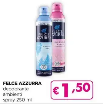 Acqua & Sapone Felce Azzurra deodorante ambienti spray 250 ml offerta