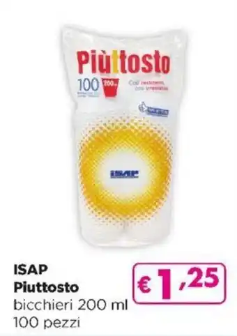 Acqua & Sapone ISAP Piuttosto bicchieri 200 ml 100 pezzi offerta