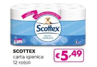 Acqua & Sapone Scottex carta igienica 12 rotoli offerta