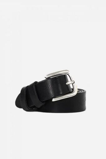 Sonny Bono Cintura in pelle effetto used lucido nero offerta