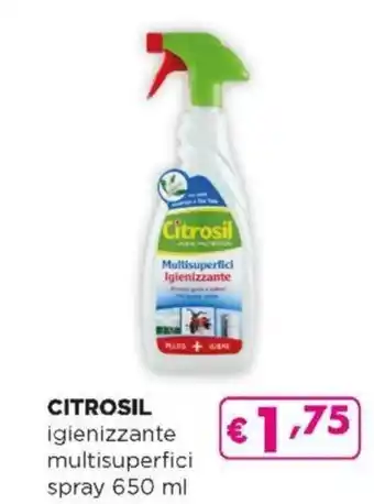 Acqua & Sapone Citrosil igienizzante multisuperfici spray 650 ml offerta