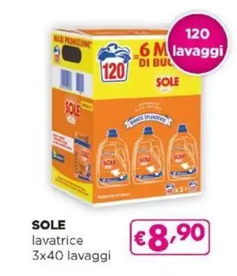 Acqua & Sapone Sole lavatrice 3x40 lavaggi offerta