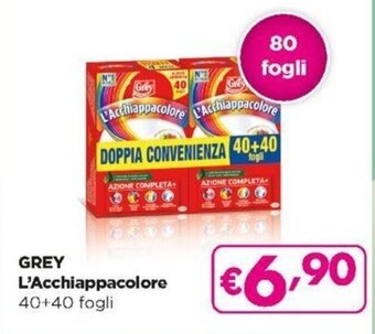 Acqua & Sapone Grey L'Acchiappacolore 40+40 Fogli offerta