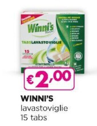 Acqua & Sapone Winni's lavastoviglie 15 tabs offerta