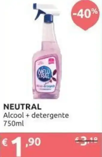 Neutral Alcool + detergente 750ml