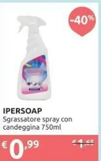 Ipersoap Sgrassatore spray con candeggina 750ml