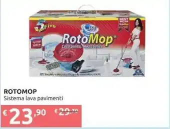 Ipersoap Rotomop Sistema lava pavimenti offerta
