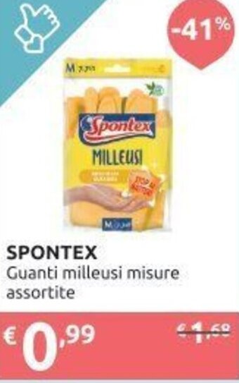 Ipersoap Spontex Guanti milleusi misure assortite offerta