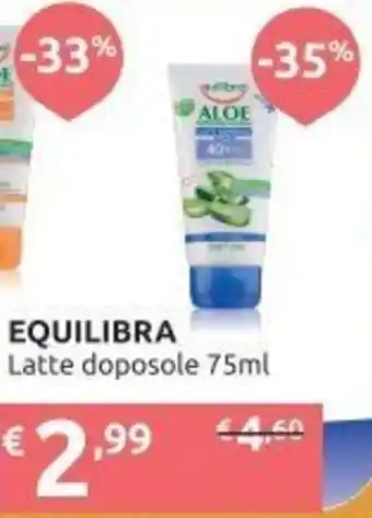 Ipersoap Equilibra Latte doposole 75ml offerta
