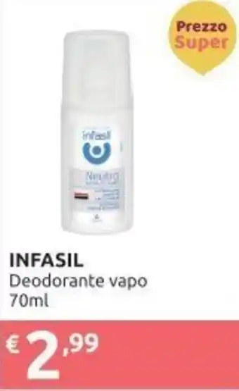 Ipersoap Infasil Deodorante vapo 70ml offerta