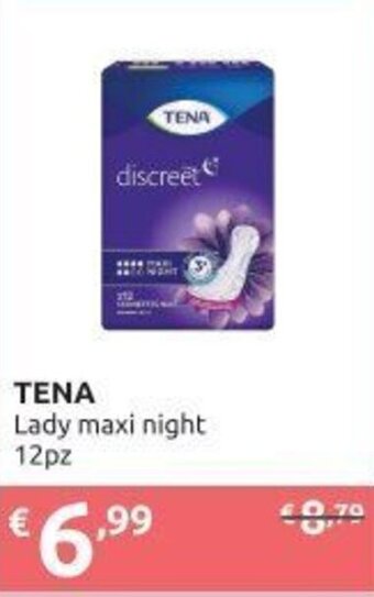 Ipersoap Tena Lady maxi night 12pz offerta