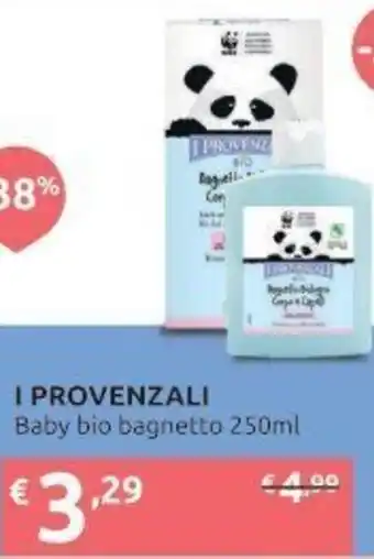 Ipersoap I Provenzali Baby bio bagnetto 250ml offerta