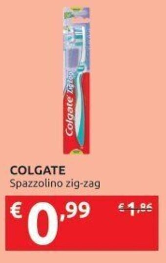 Ipersoap Colgate Spazzolino zig-zag offerta