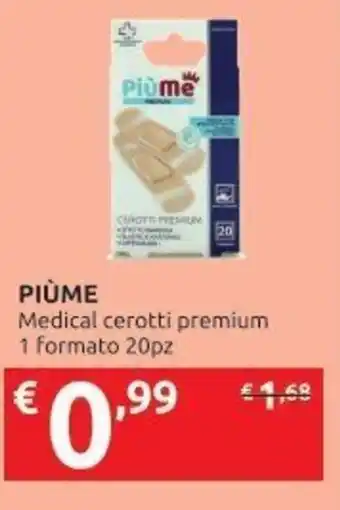 Piùme Medical cerotti premium 1 formato 20pz