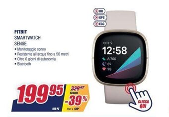 Trony Fitbit Smartwatch Sense offerta