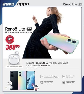 Trony Oppo Reno8 Lite 5G offerta