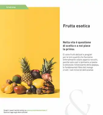 Prezzemolo e Vitale Frutta esotica offerta