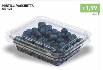 Prezzemolo e Vitale Mirtilli Vaschetta 125gr offerta