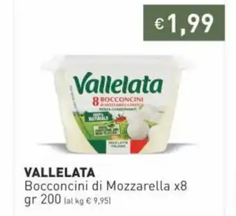 Prezzemolo e Vitale Vallelata Bocconcini di Mozzarella x 8 gr 200 offerta