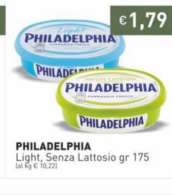 Prezzemolo e Vitale Philadelphia Light, Senza Lattosio gr 175 offerta