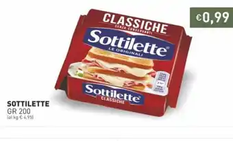 Prezzemolo e Vitale Sottilette gr 200 offerta