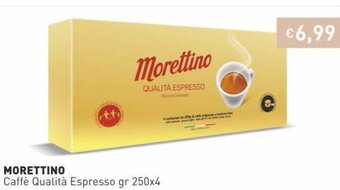 Prezzemolo e Vitale Morettino Caffè Qualitá Espresso gr 250x4 offerta