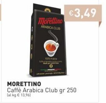 Prezzemolo e Vitale Morettino Caffè Arabica Club gr 250 offerta