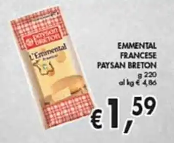 èccoMI Paysan Breton Emmental Francese g 220 offerta