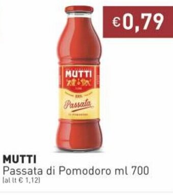 Prezzemolo e Vitale Mutti Passata di Pomodoro ml 700 offerta