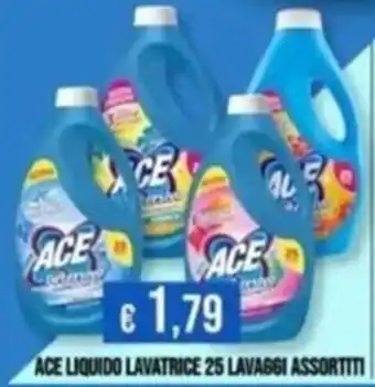 Ace Liquido Lavatrice 25 Lavaggi Assortiti