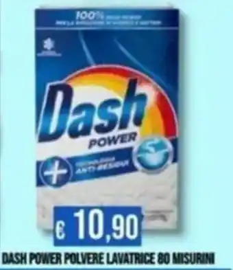Dash Power Polvere Lavatrice 80 Misurini
