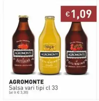 Prezzemolo e Vitale Agromonte Salsa vari tipi cl 33 offerta