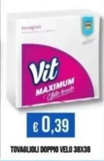 Vit Tovaglioli Doppio Velo 38x38