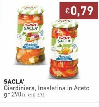 Saclá Giardiniera, Insalatina in Aceto gr 290
