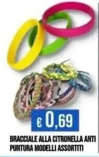 Bracciale alla Citronella Anti Puntura Modelli Assortiti