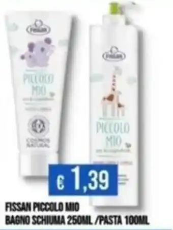 Fissan Piccolo Mio Bagno Schiuma 250ml/Pasta 100ml