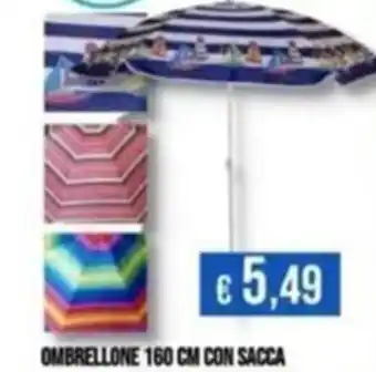Ombrellone 160 cm con Sacca