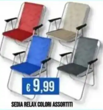 Sedia Relax Colori Assortiti