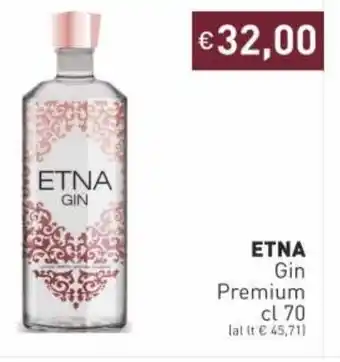 Prezzemolo e Vitale Etna Gin Premium cl 70 offerta