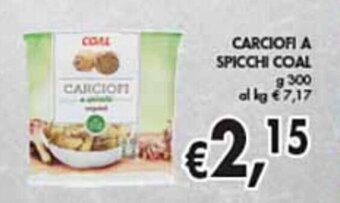 èccoMI Coal Carciofi a Spicchi g 300 offerta