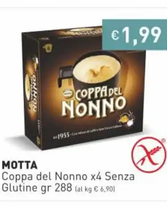 Prezzemolo e Vitale Motta Coppa del Nonni x 4 Senza Glutine gr 288 offerta