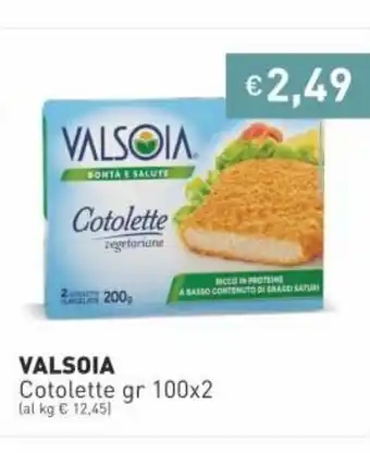 Prezzemolo e Vitale Valsoia Cotolette gr 100 x 2 offerta